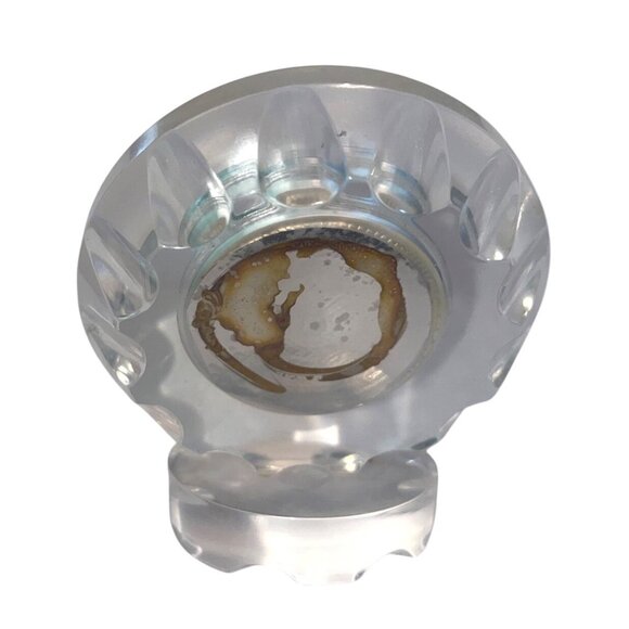 Embossed Silver Laxmi Acrylic Frame with Pedestal Goddess of Wealth Temple - Picture 3 of 6